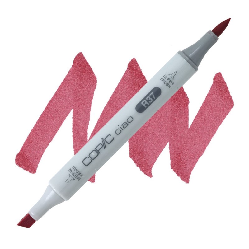 Lihová fixa COPIC Ciao oboustranná Brush & Chisel, R37 Carmine