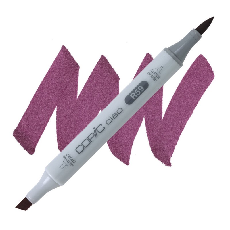 Lihová fixa COPIC Ciao oboustranná Brush & Chisel, R59 Cardinal