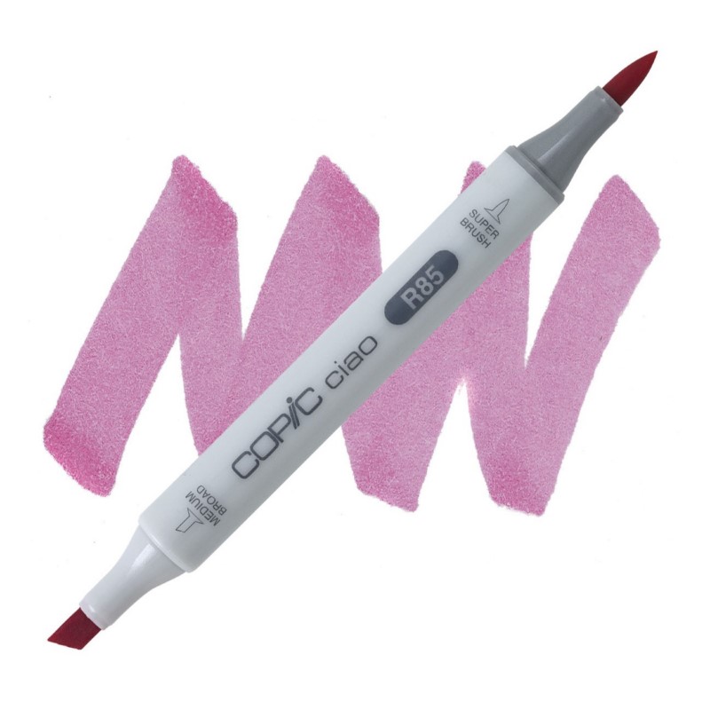 Lihová fixa COPIC Ciao oboustranná Brush & Chisel, R85 Rose red
