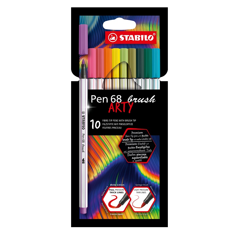 Fix STABILO Pen 68 brush, 10ks ARTY