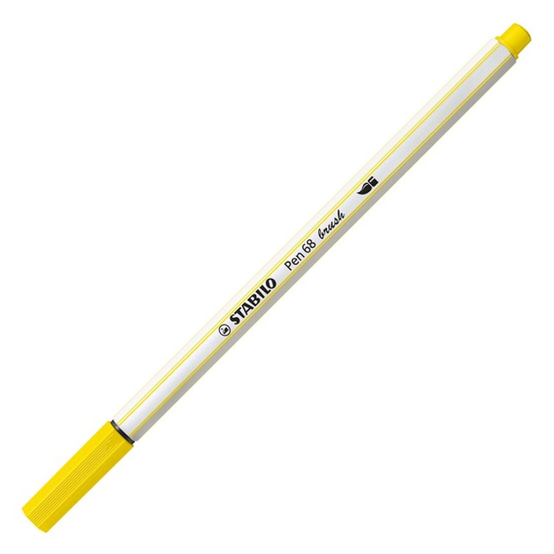 Fix STABILO Pen 68 brush, citrónový (24)