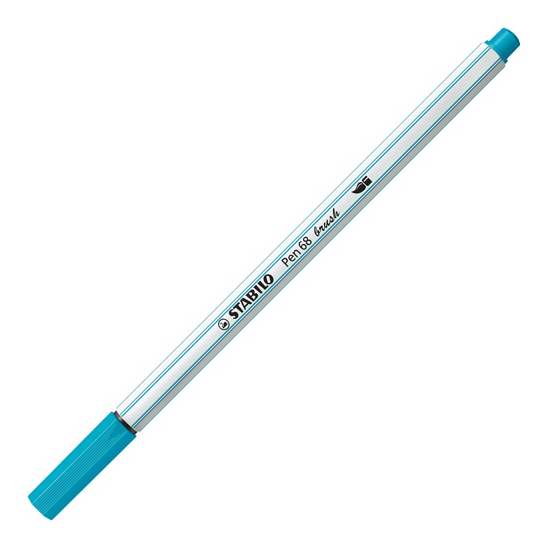 Fix STABILO Pen 68 brush, světle modrý (31)