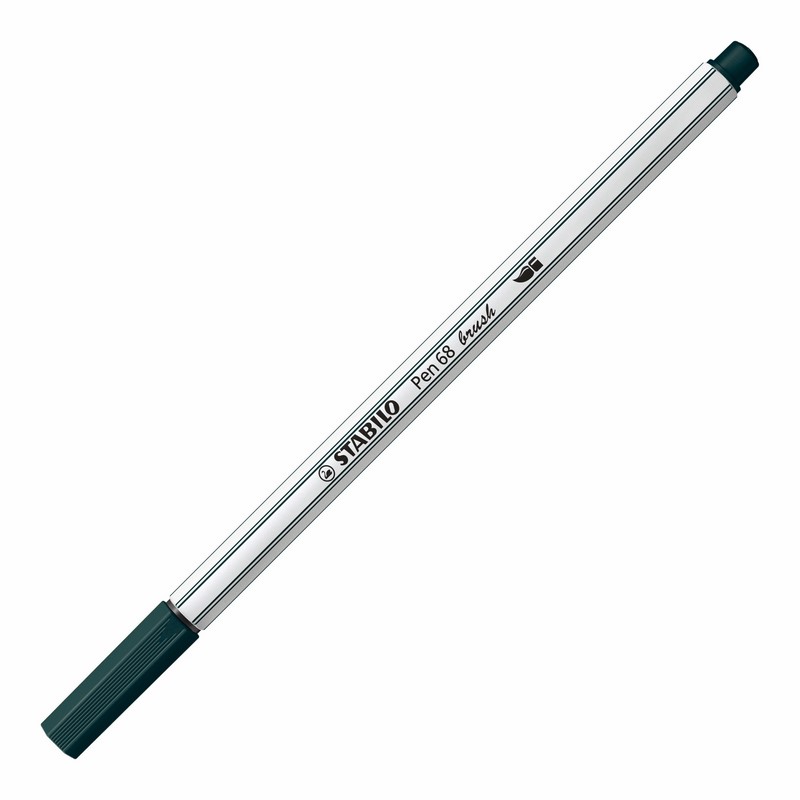 Fix STABILO Pen 68 brush, olivově zelený (63)