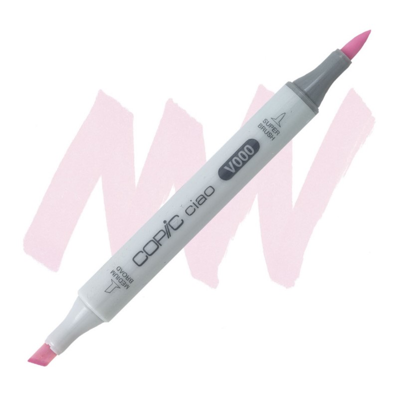 Lihová fixa COPIC Ciao oboustranná Brush & Chisel, V000 Pale heath