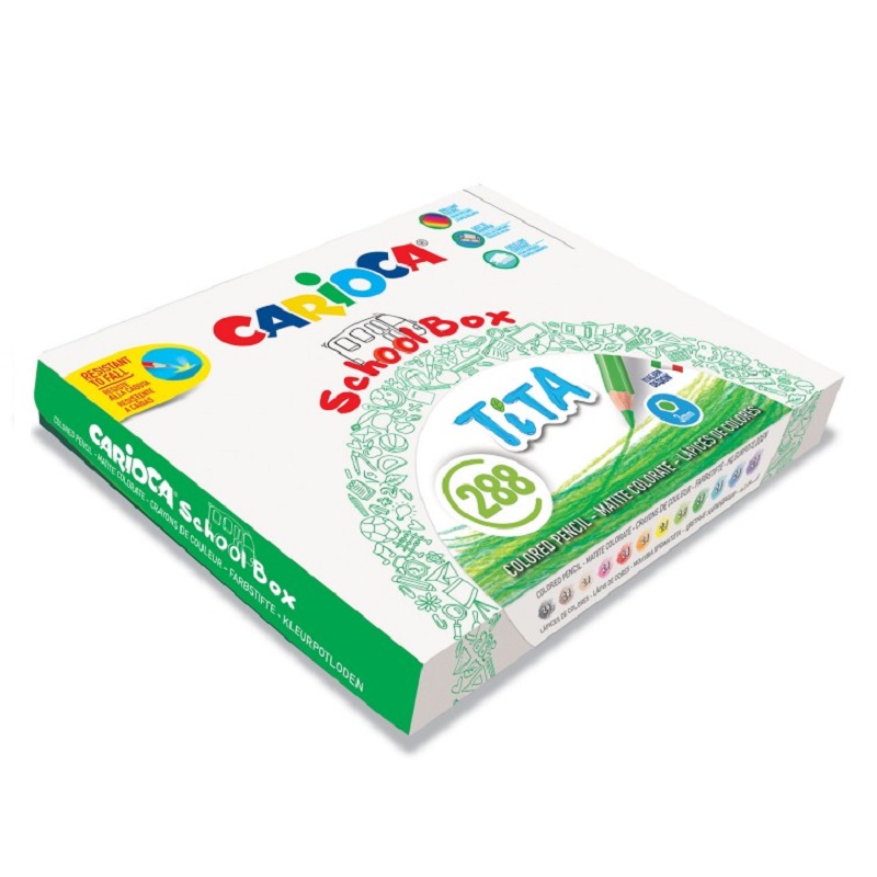 Pastelky CARIOCA Tita, 288ks školní box