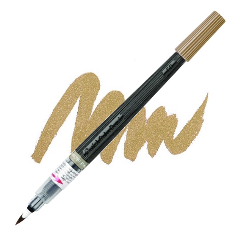 PENTEL Color Brush Pen, světle hnědý