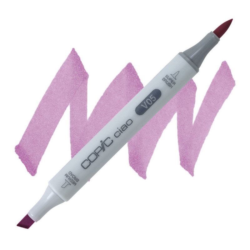Lihová fixa COPIC Ciao oboustranná Brush & Chisel, V05 Azalea
