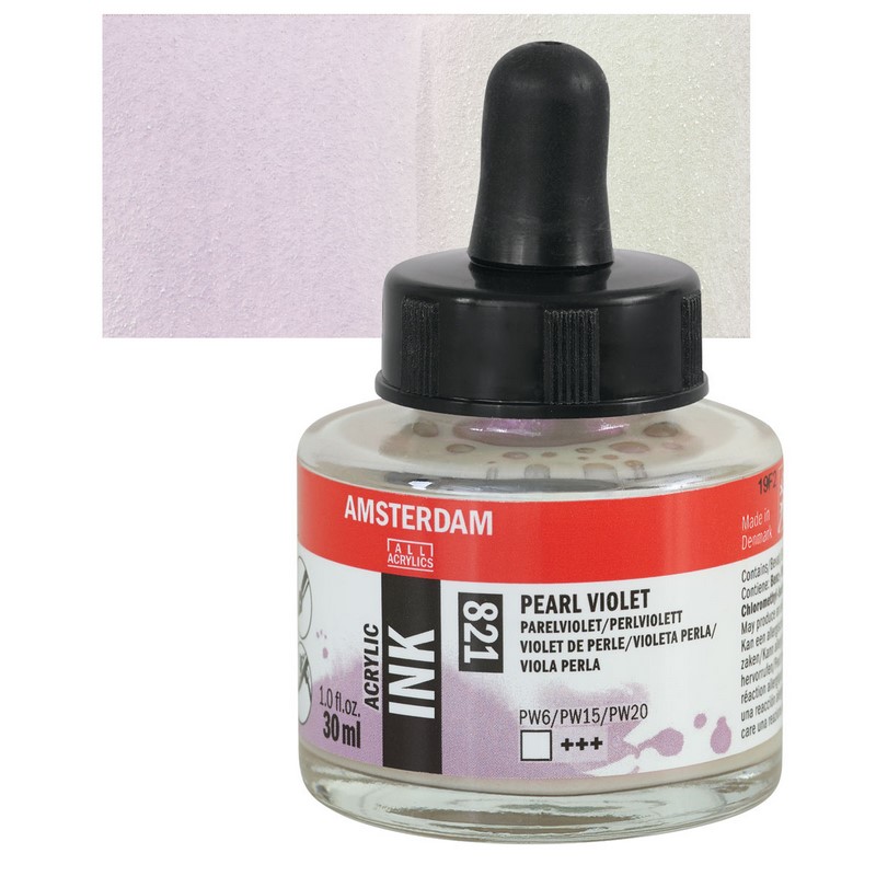 AMSTERDAM Acrylic Ink 30ml, 821 pearl violet