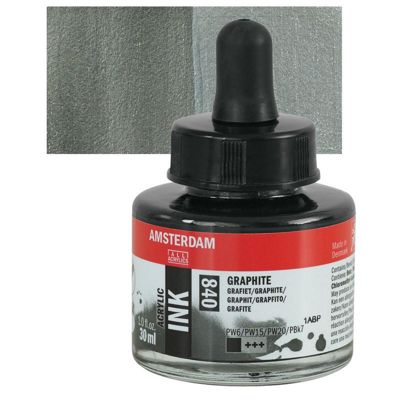AMSTERDAM Acrylic Ink 30ml, 840 graphite