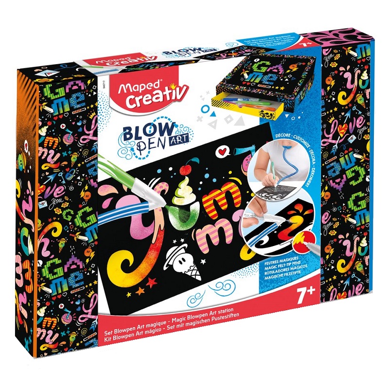 Sada foukacích fix MAPED CREATIV Blowpen Pop, 34ks Magic