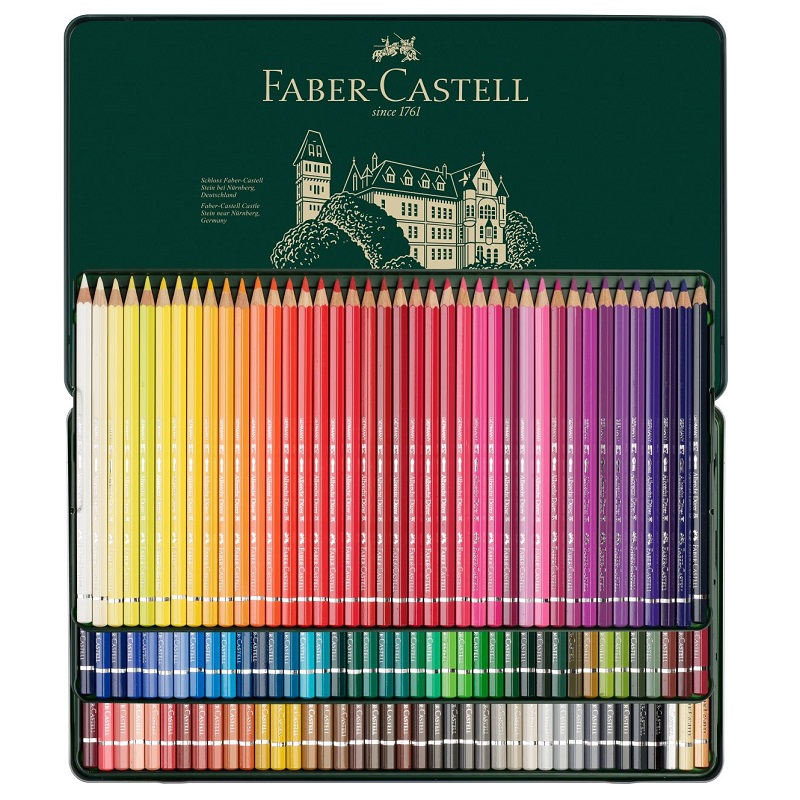 FABER-CASTELL akvarelové pastelky ALBRECHT DURER, 120ks v kovové krabičce