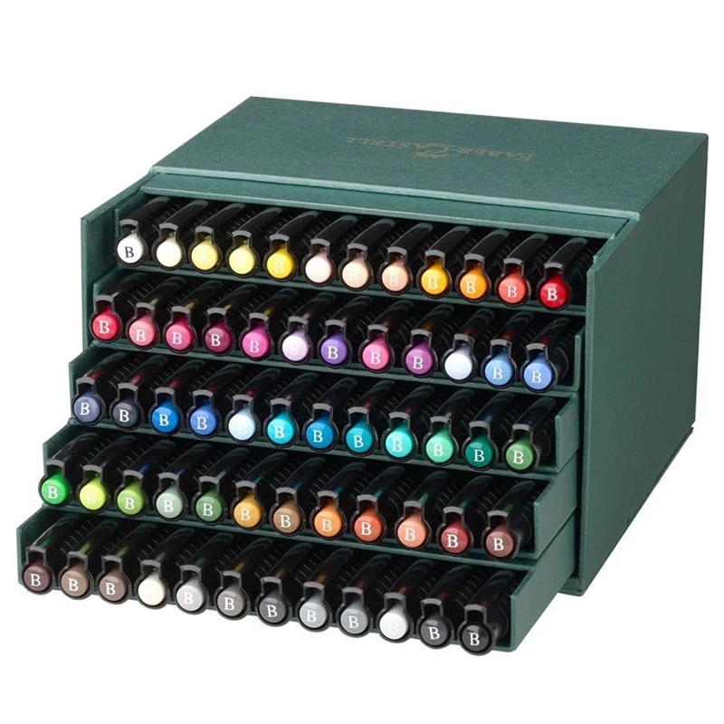 FABER-CASTELL PITT Artist Pen Studio, set 60ks základní