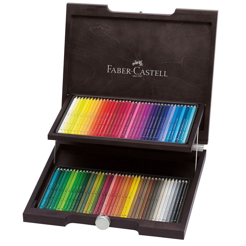 FABER-CASTELL akvarelové pastelky ALBRECHT DURER, 72ks v dřevěném kufříku