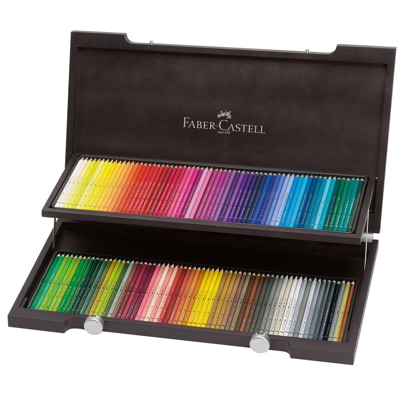 FABER-CASTELL akvarelové pastelky ALBRECHT DURER, 120ks v dřevěném kufříku
