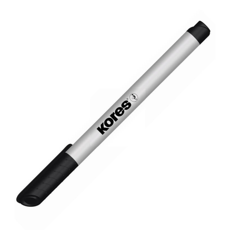 KORES popisovač na bílé tabule K-Marker tenký, černý