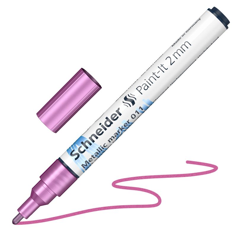 Akrylový popisovač SCHNEIDER Paint-It 2mm, metalický fialový