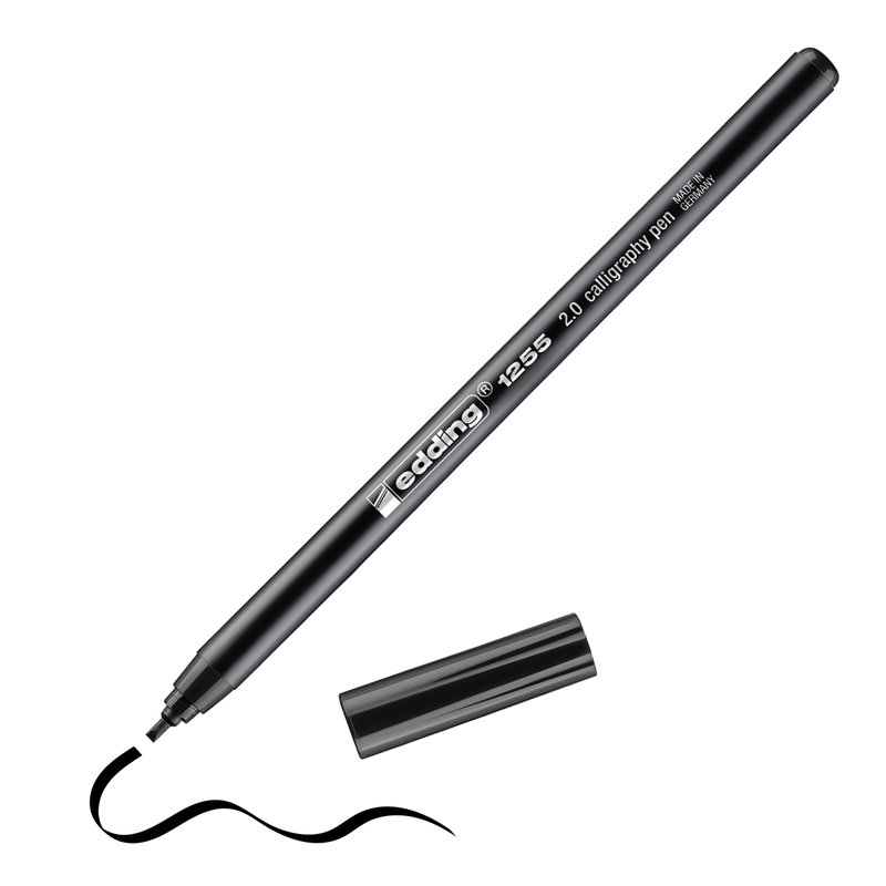 Kaligrafický fix EDDING 1255 na papír 2mm, černý