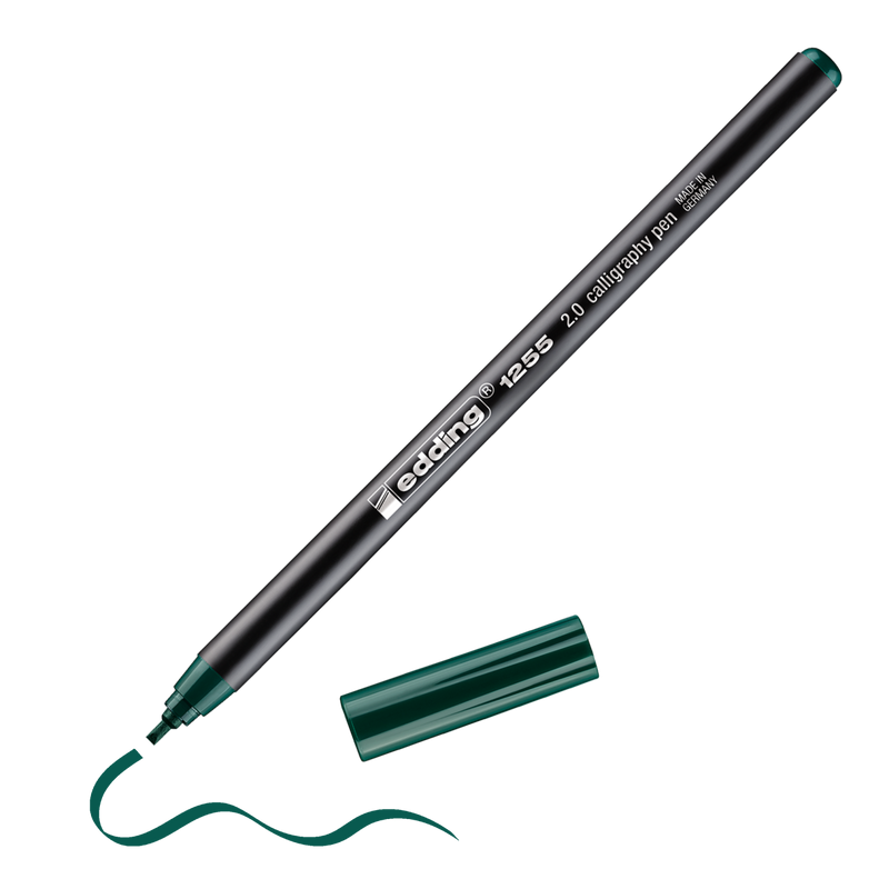 Kaligrafický fix EDDING 1255 na papír 2mm, zelený