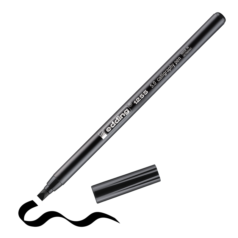 Kaligrafický fix EDDING 1255 na papír 5mm, černý