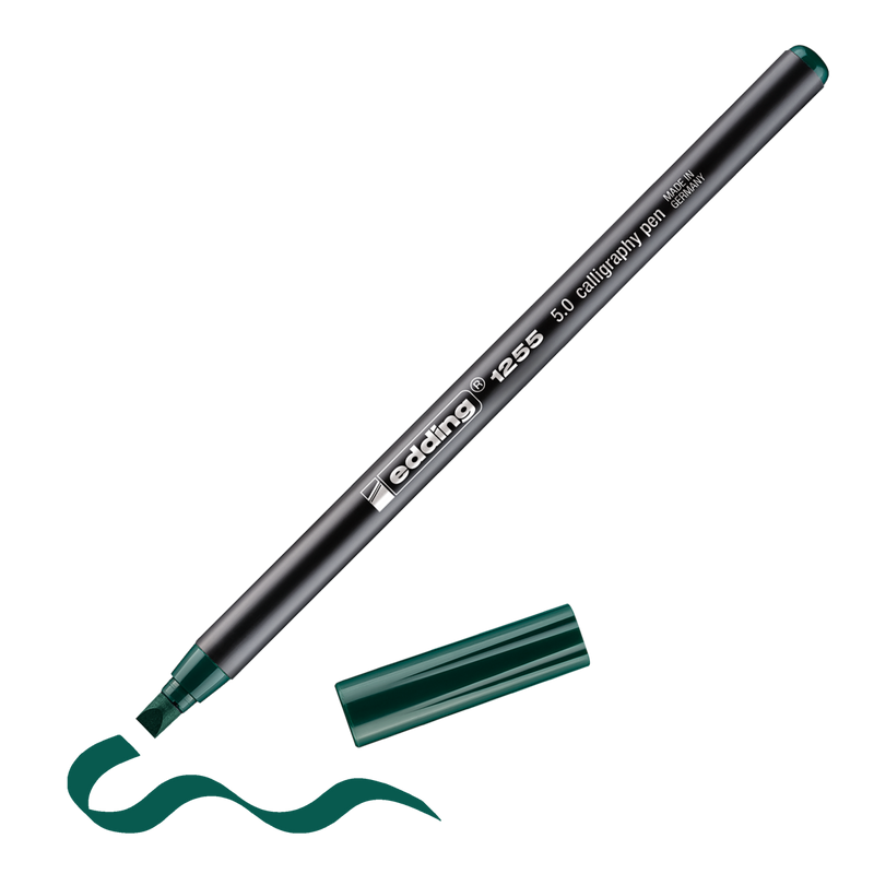 Kaligrafický fix EDDING 1255 na papír 5mm, zelený