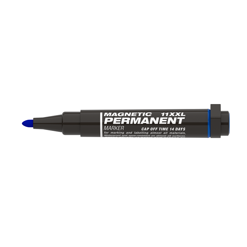 Magnetický popisovač ICO permanentní Magnetic, modrý