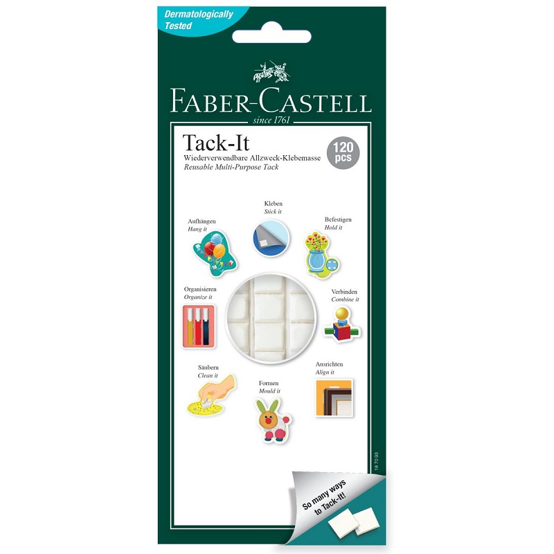 FABER-CASTELL lepící hmota Tack-It, 120ks