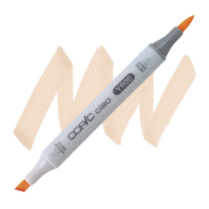 Lihová fixa COPIC Ciao oboustranná Brush & Chisel, YR00 Powder pink