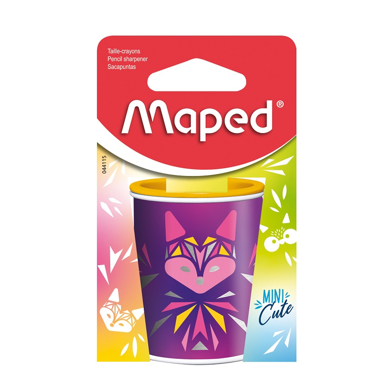 Ořezávátko MAPED Mini Cute, 2 otvory růžové / modré