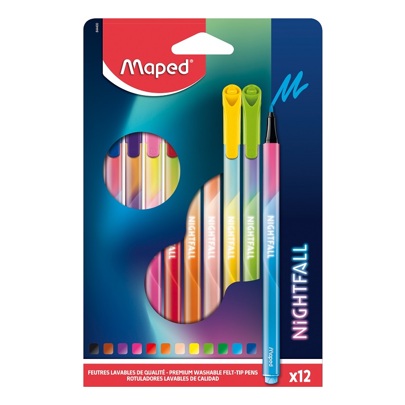 Fixy MAPED Color Peps Deco Nightfall, 12ks