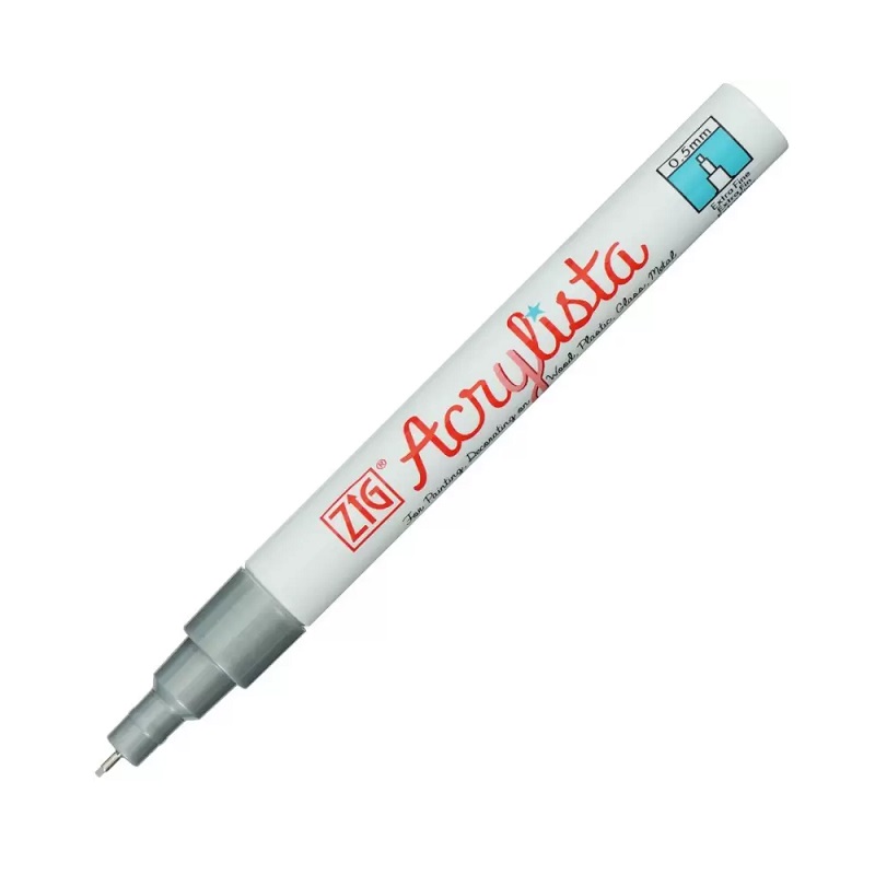 KURETAKE ZIG Acrylista 0,5mm, 102 Silver