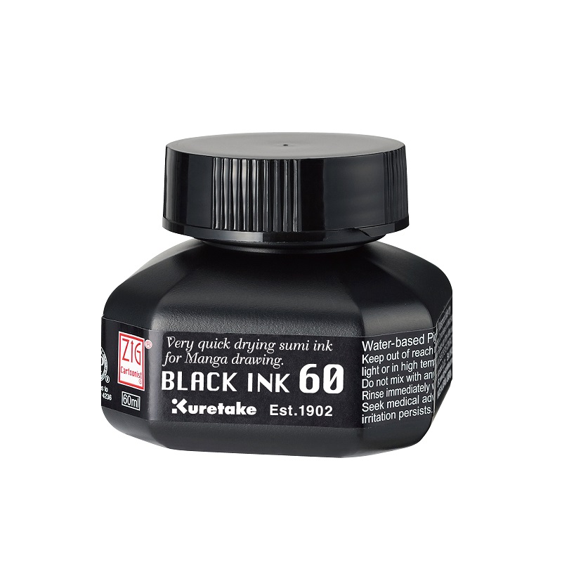 KURETAKE ZIG inkoust černý 60ml