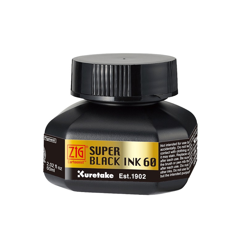 KURETAKE ZIG inkoust SUPER černý 60ml