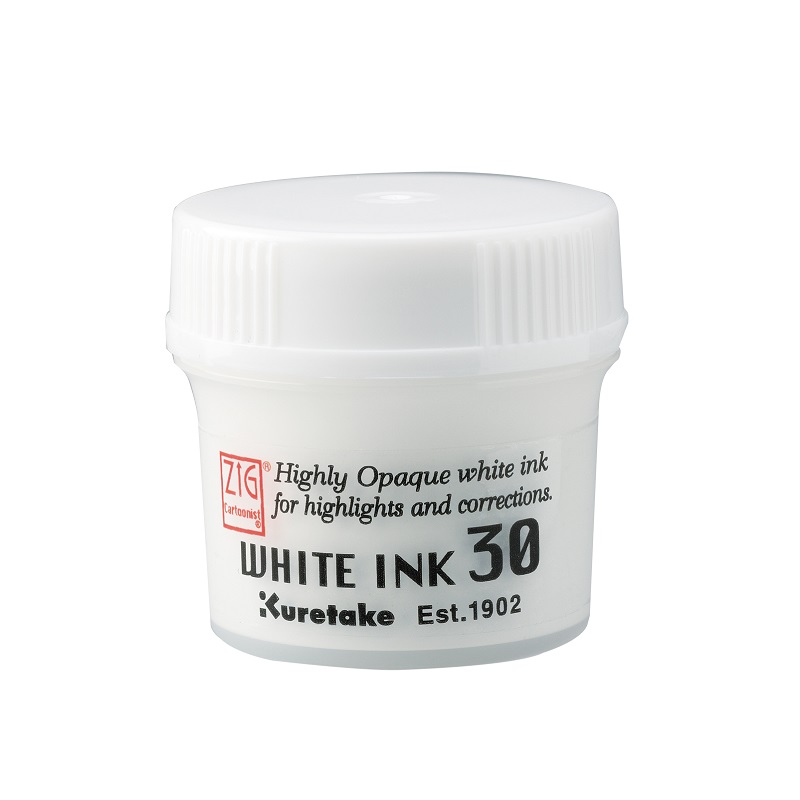 KURETAKE ZIG inkoust bílý 30g
