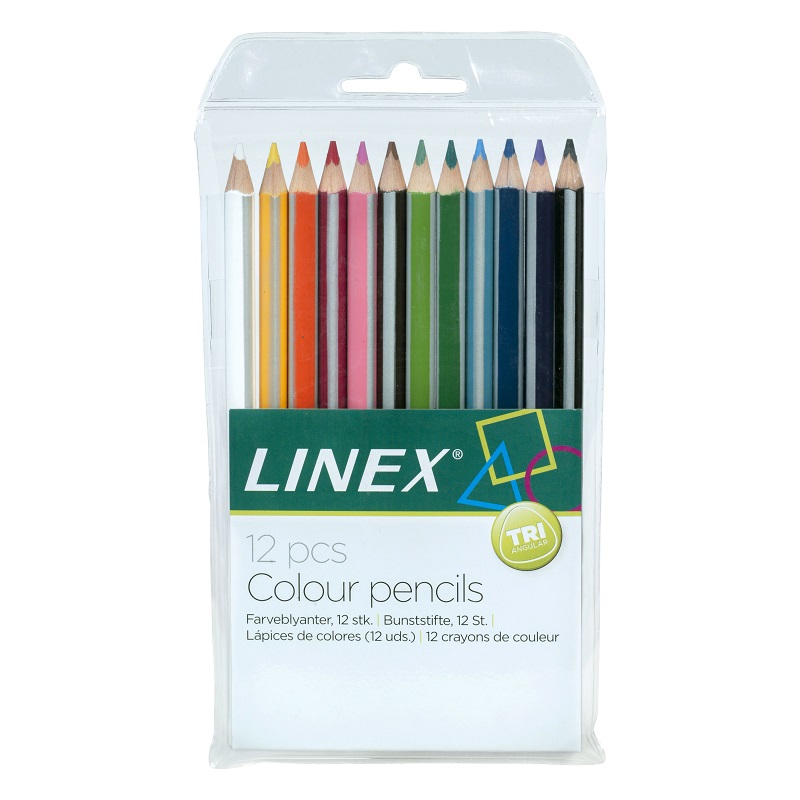 Pastelky trojhranné LINEX 12ks