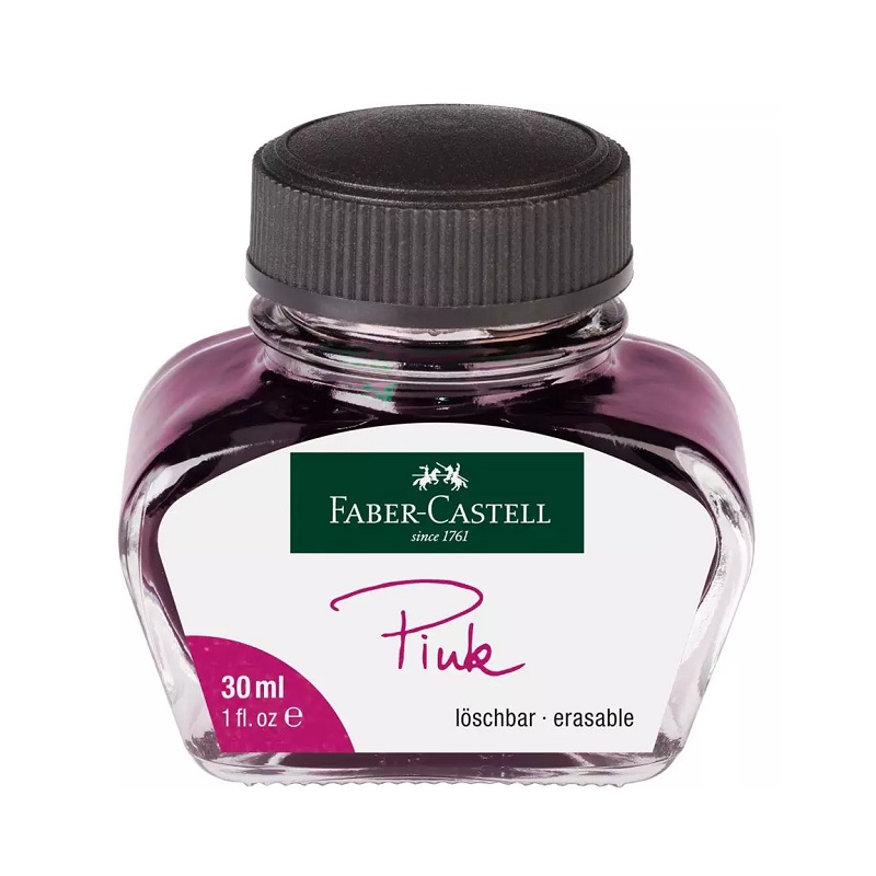 FABER-CASTELL inkoust 30ml, růžový zmizíkovatelný