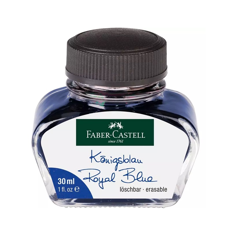 FABER-CASTELL inkoust 30ml, modrý zmizíkovatelný