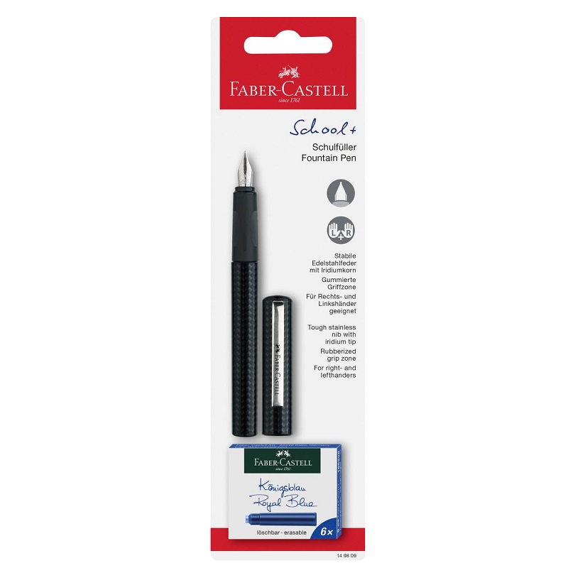 FABER-CASTELL plnící pero "M", černé