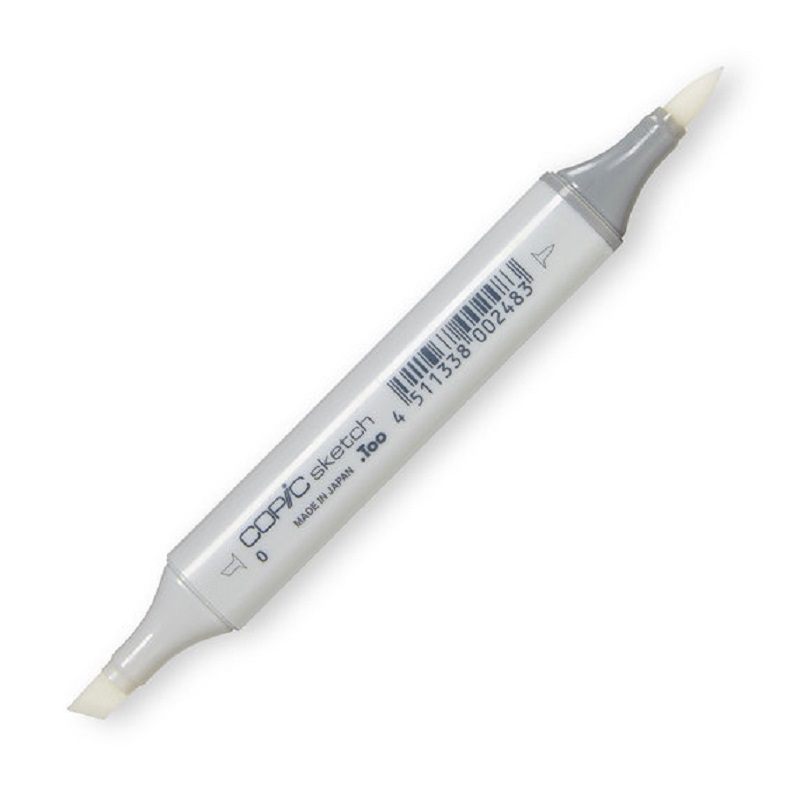 Lihová fixa COPIC Sketch oboustranná Brush & Chisel, 0 Colorless blender
