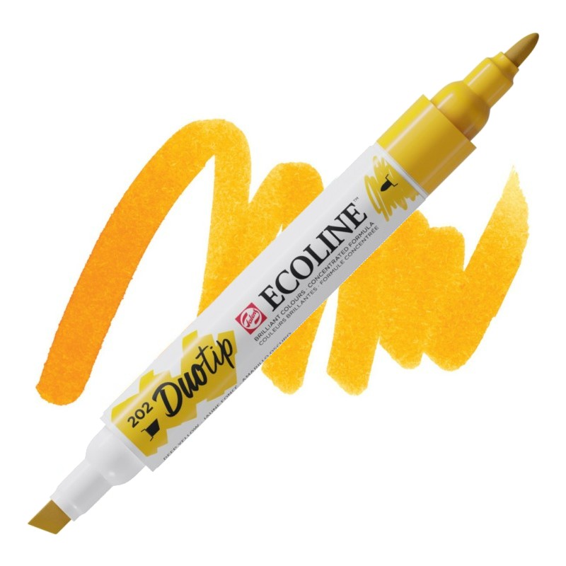 ROYAL TALENS Akvarelový ECOLINE Duo Tip, 202 Deep Yellow