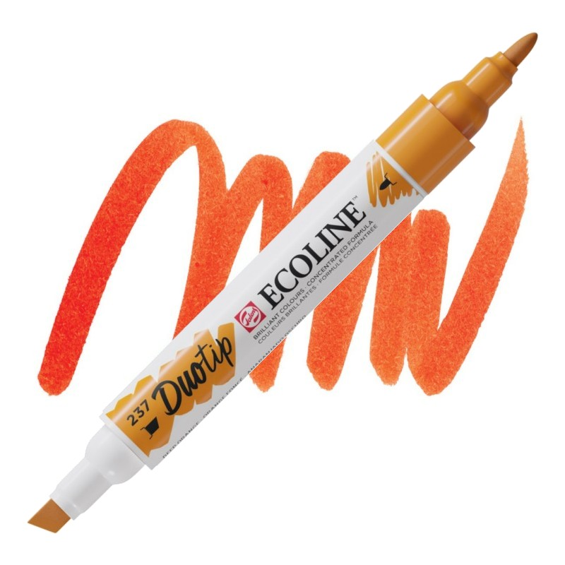 ROYAL TALENS Akvarelový ECOLINE Duo Tip, 237 Deep Orange