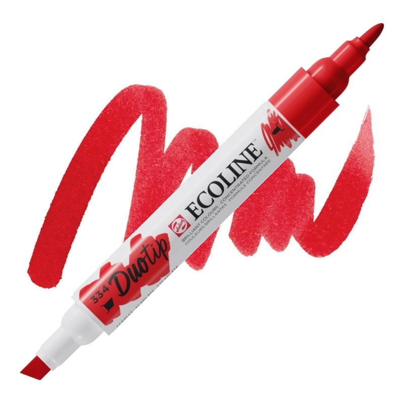 ROYAL TALENS Akvarelový ECOLINE Duo Tip, 334 Scarlet