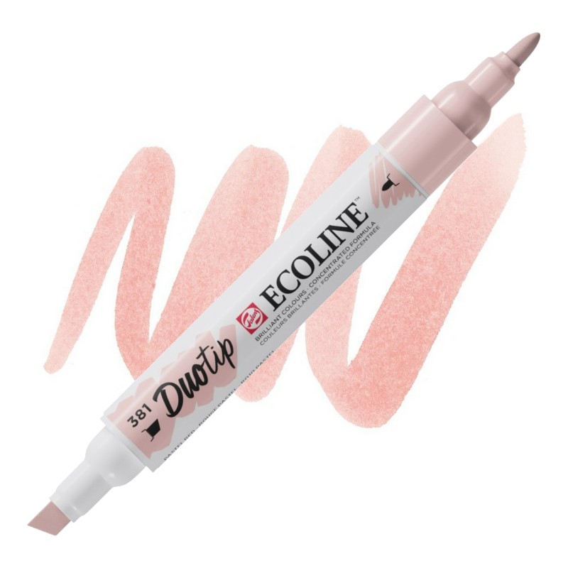 ROYAL TALENS Akvarelový ECOLINE Duo Tip, 381 Pastel Red
