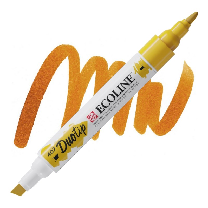 ROYAL TALENS Akvarelový ECOLINE Duo Tip, 407 Deep Ochre