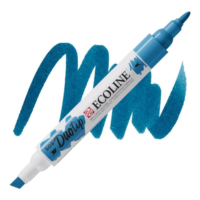 ROYAL TALENS Akvarelový ECOLINE Duo Tip, 508 Prussian Blue