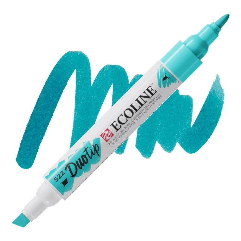 ROYAL TALENS Akvarelový ECOLINE Duo Tip, 522 Turquoise Blue