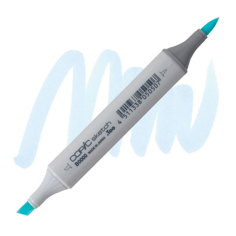 Lihová fixa COPIC Sketch oboustranná Brush & Chisel, B0000 Pale celestine