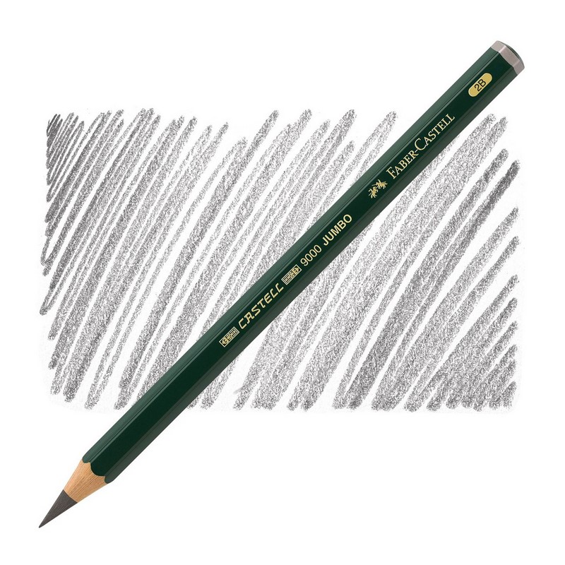 FABER-CASTELL grafitová tužka CASTELL 9000 JUMBO, 2B