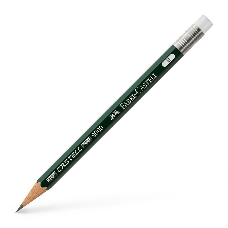 FABER-CASTELL grafitová tužka CASTELL 9000 Perfect s gumou