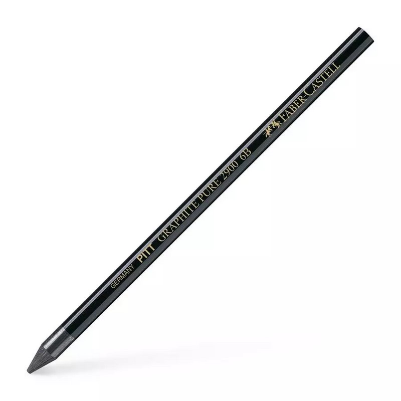 FABER-CASTELL grafit v tužce Pitt GRAPHITE PURE, 6B