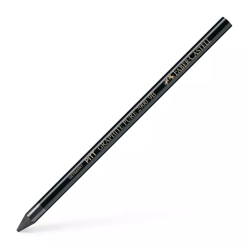 FABER-CASTELL grafit v tužce Pitt GRAPHITE PURE, 9B